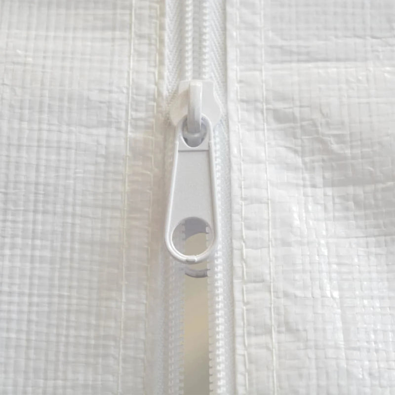Storage Tent Fabric White 400 x 800 cm Polyethylene