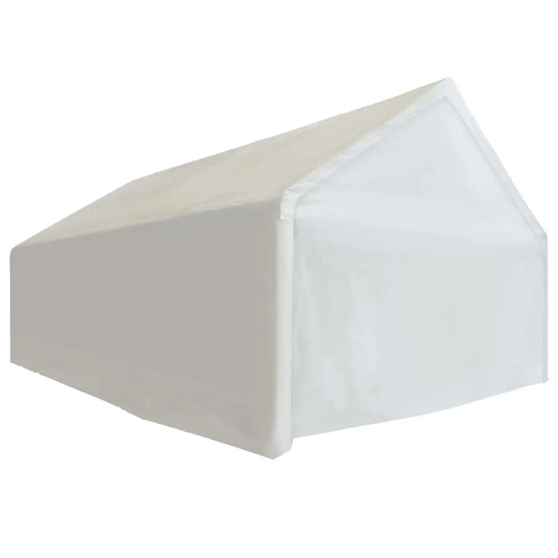 Storage Tent Fabric White 400 x 800 cm Polyethylene