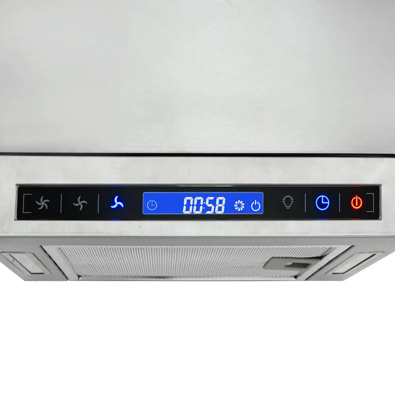 Island Range Hood LCD Display Touch Sensor 756 m��/h LED