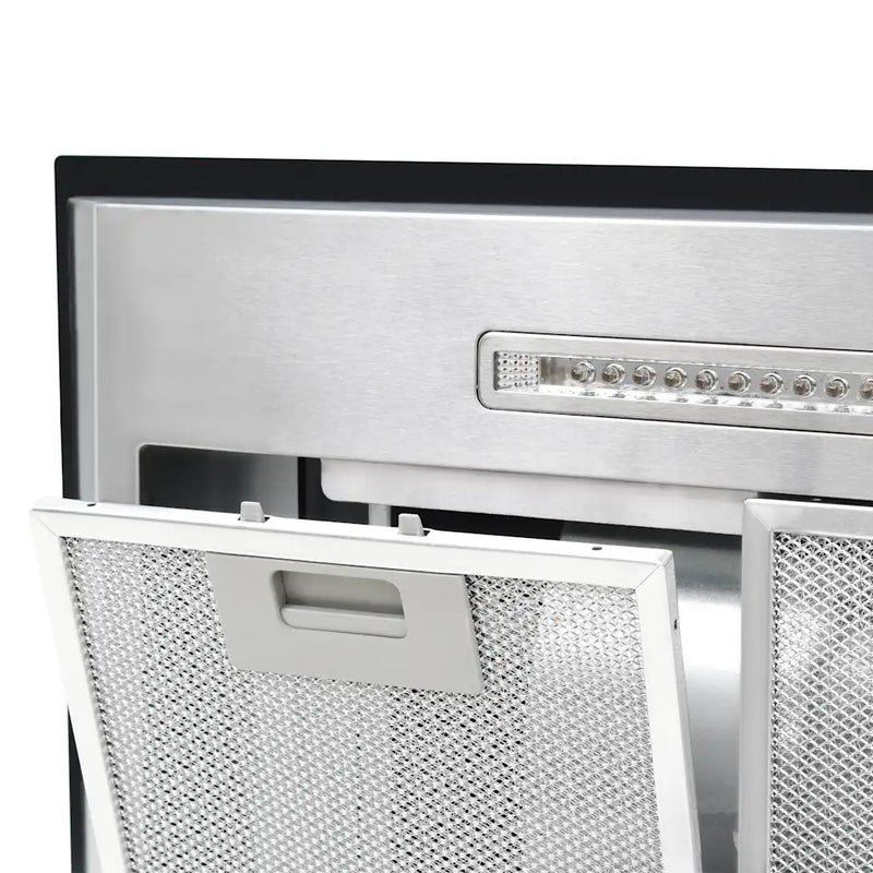 Island Range Hood 90 cm LCD Display Touch Sensor 756 m��/h LED