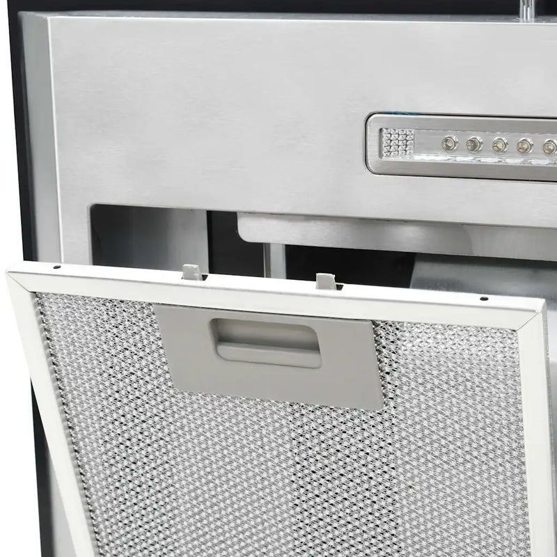 Island Range Hood 90 cm Stainless Steel 756 m��/h LED