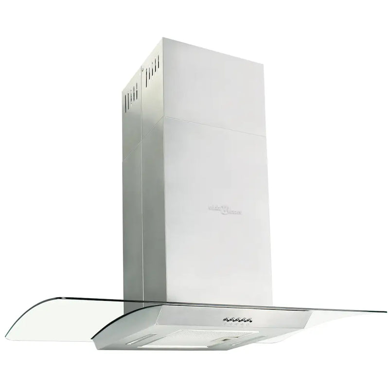 Island Range Hood 90 cm Stainless Steel 756 m��/h LED