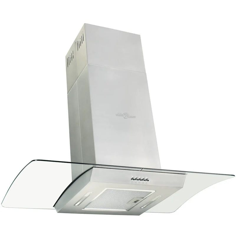 Island Range Hood 90 cm Stainless Steel 756 m��/h LED