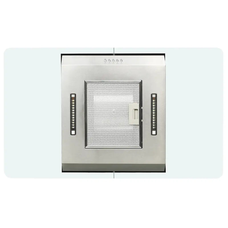 Island Range Hood 90 cm Stainless Steel 756 m��/h LED