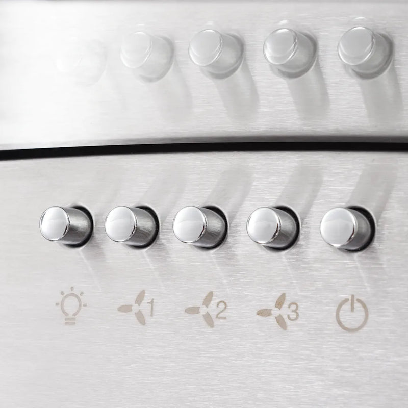 Wall Mounted Range Hood 60 cm Stainless Steel 756 m��/h LED
