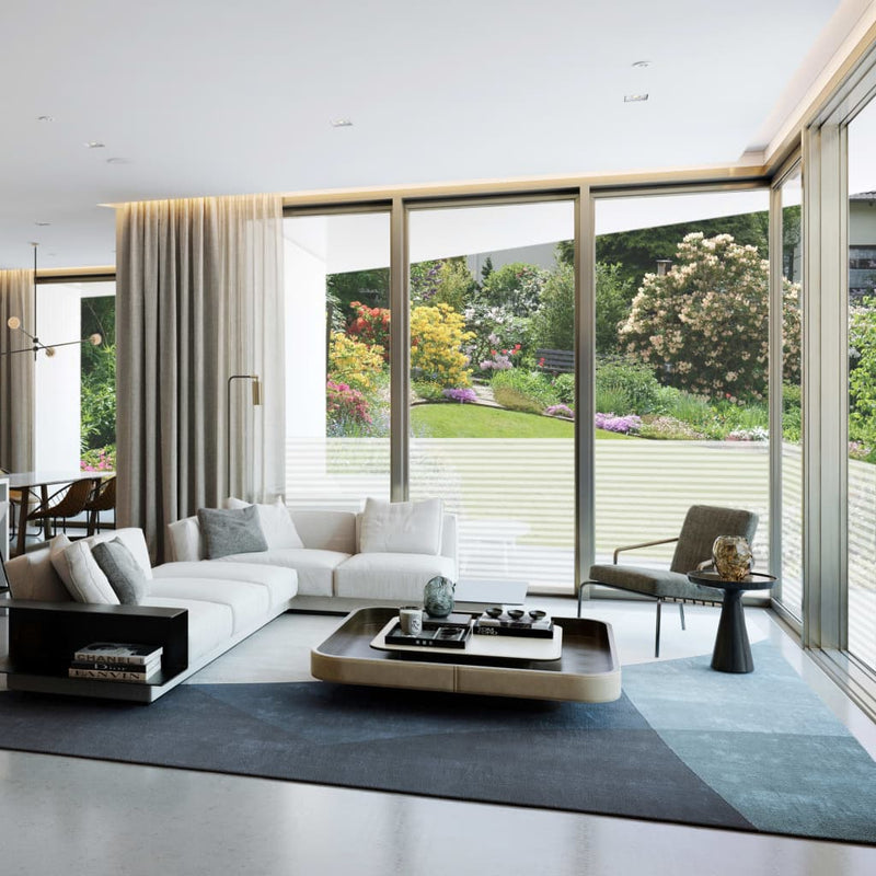 vidaXL Window Film Frosted Stripes Design 0,9x5 m PVC