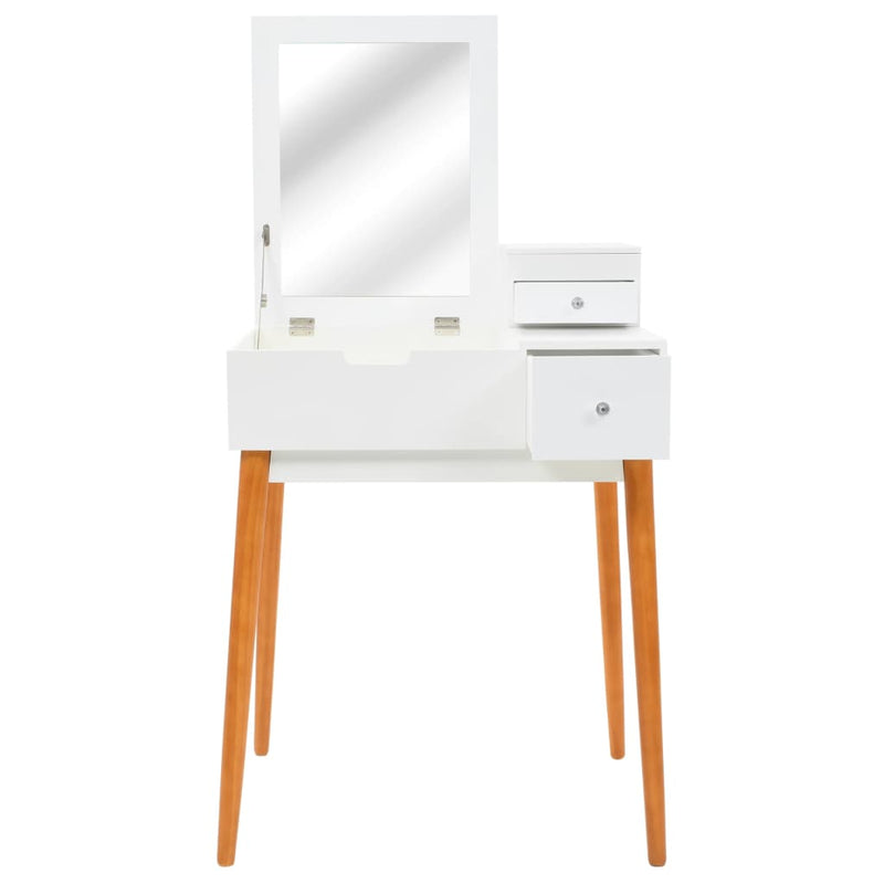 vidaXL Dressing Table with Mirror MDF 60x50x86 cm