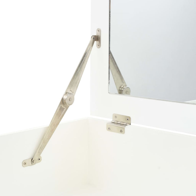 vidaXL Dressing Table with Mirror MDF 60x50x86 cm