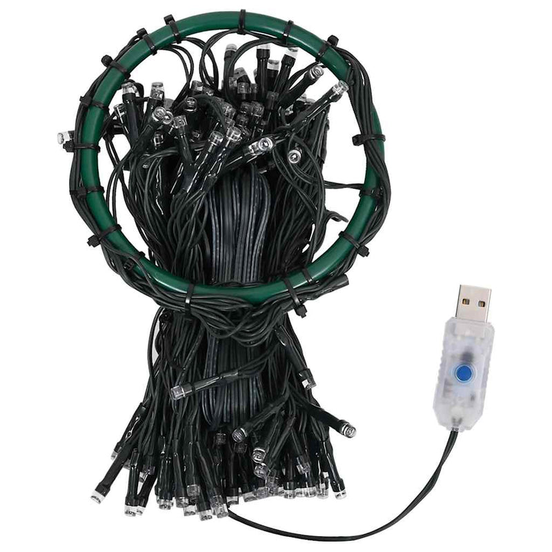 vidaXL Christmas Tree Net Lights with 210 LEDs 210 cm
