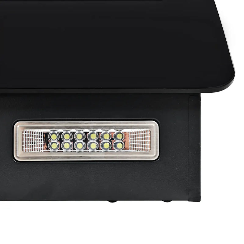 Wall Mounted Range Hood Stainless Steel 756 m��/h 60 cm Black