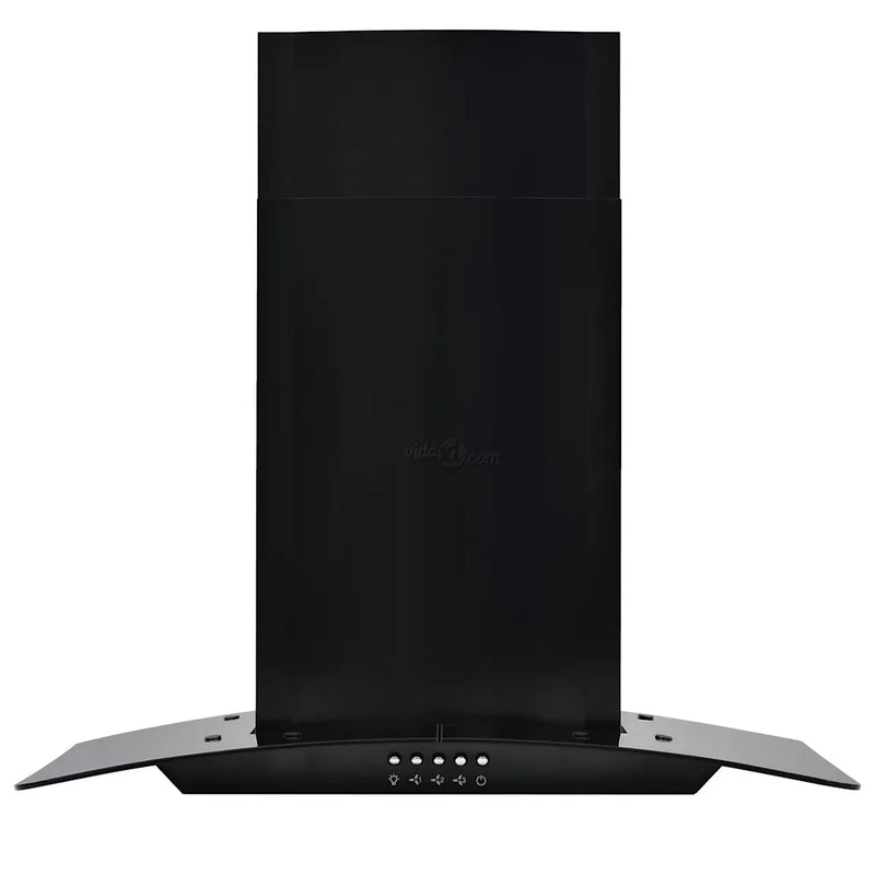 Wall Mounted Range Hood Stainless Steel 756 m��/h 60 cm Black