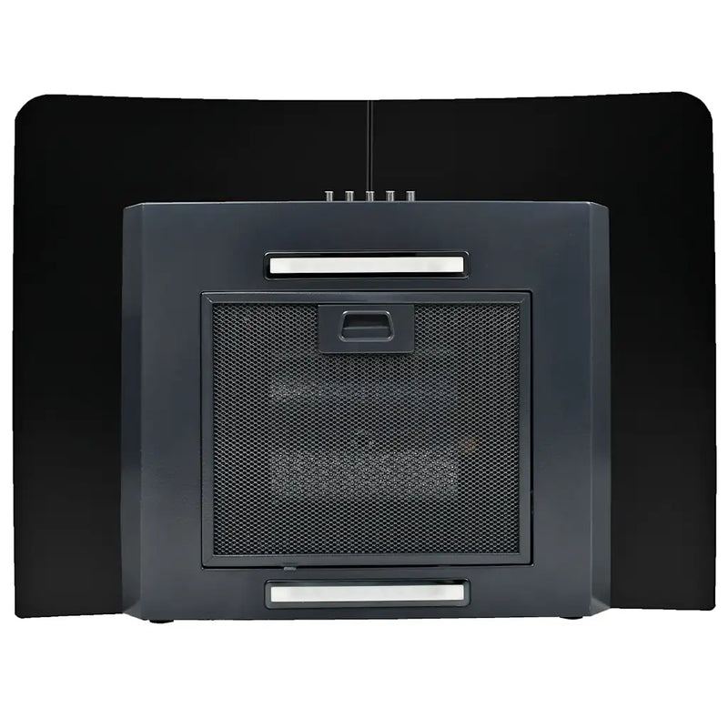 Wall Mounted Range Hood Stainless Steel 756 m��/h 60 cm Black