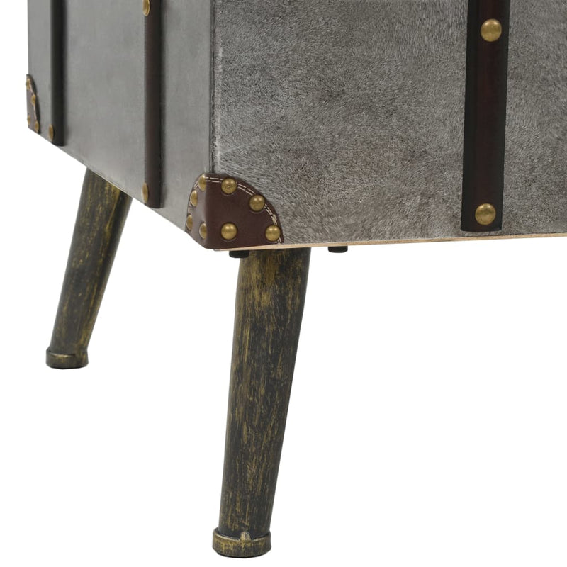 vidaXL Coffee Table MDF and Aluminium 102x51x47.5 cm