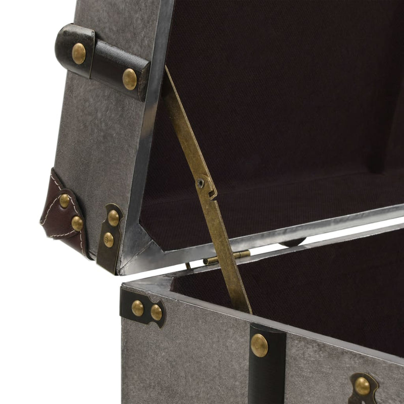 vidaXL Coffee Table MDF and Aluminium 102x51x47.5 cm