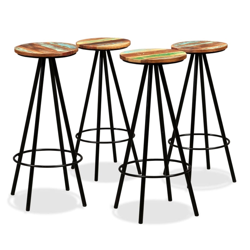 vidaXL Bar Set 5 Pieces Solid Wood Reclaimed