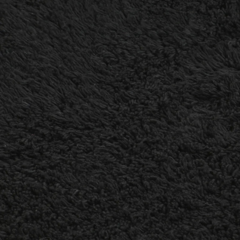 Bathroom Mat Set 2 Pieces Fabric Anthracite