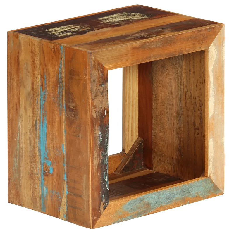 Stool 40x30x40 cm Solid Reclaimed Wood