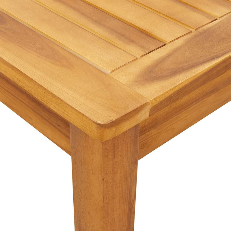 vidaXL Garden Table 150x90x74 cm Solid Acacia Wood