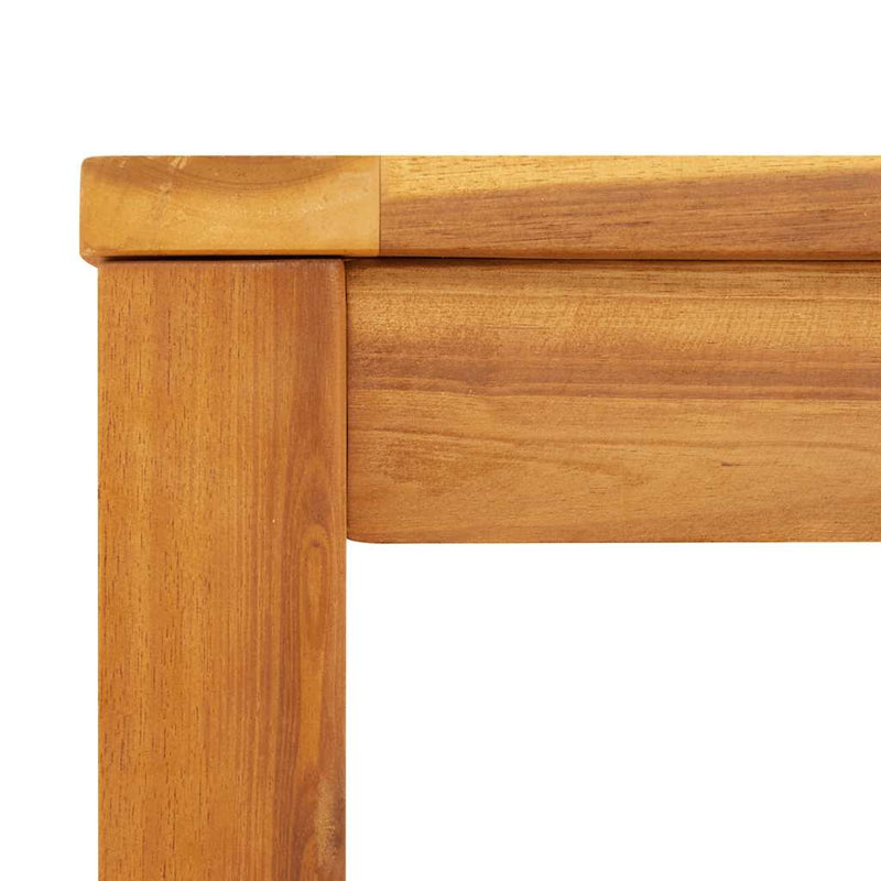 vidaXL Garden Table 150x90x74 cm Solid Acacia Wood