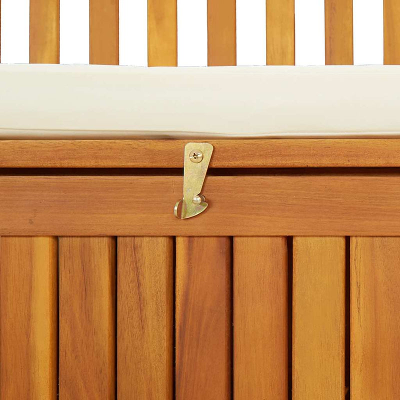 vidaXL Garden Storage Bench Solid Acacia Wood 120x63x84 cm