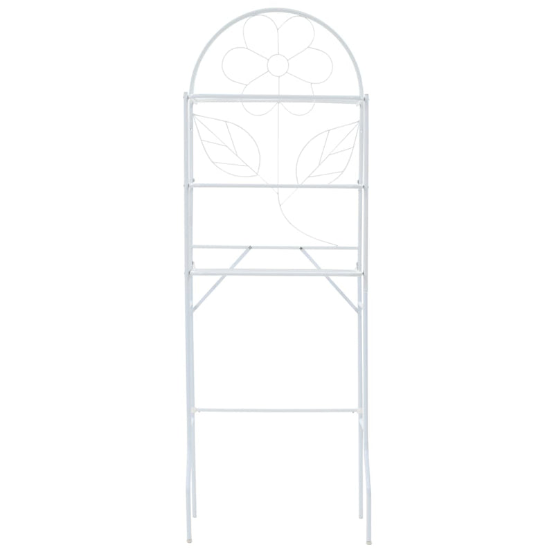 vidaXL Toilet Rack White 60x33x174 cm