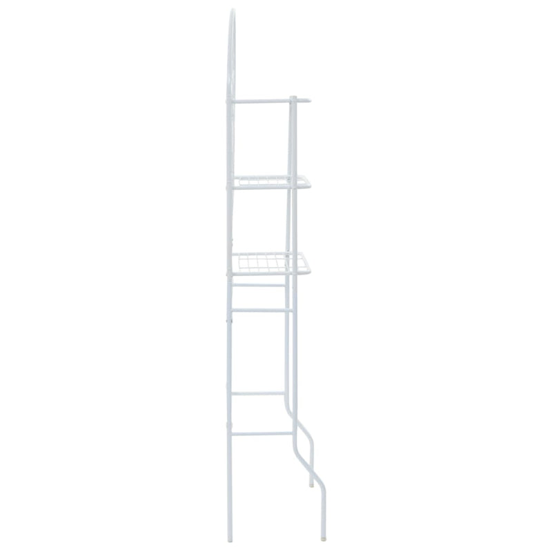 vidaXL Toilet Rack White 60x33x174 cm