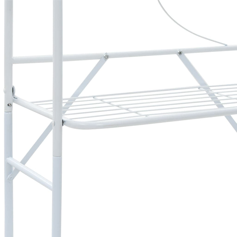 vidaXL Toilet Rack White 60x33x174 cm