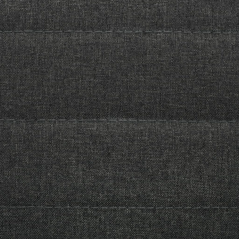 vidaXL Dining Chairs 2 pcs Dark Grey Fabric