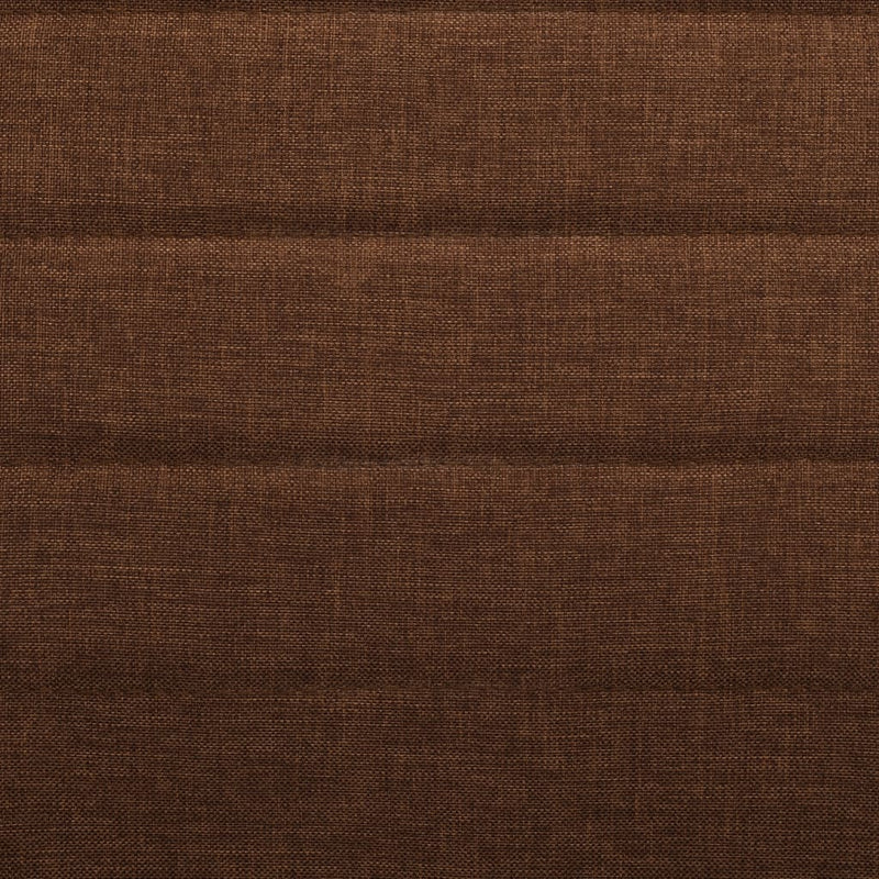 vidaXL Dining Chairs 2 pcs Brown Fabric