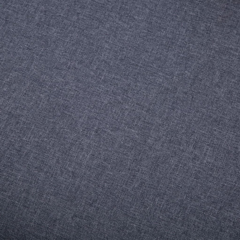 vidaXL Footstool Fabric Upholstery 73x43x42 cm Dark Grey