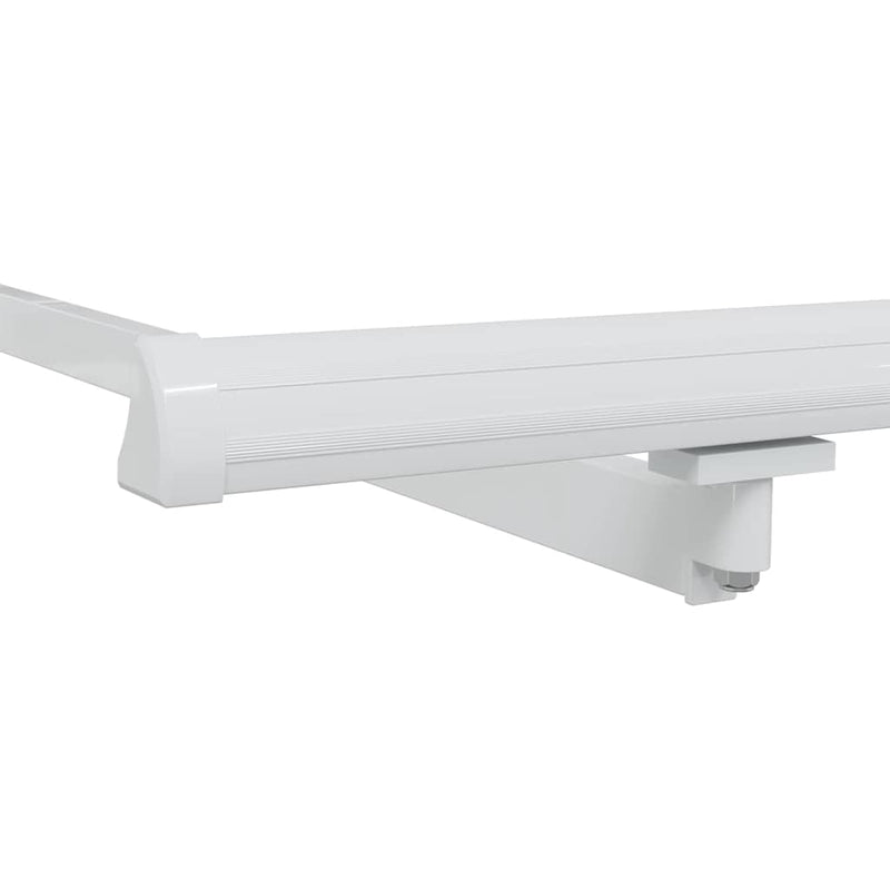 vidaXL Awning Frame Manual White 500 x 300 cm Aluminium