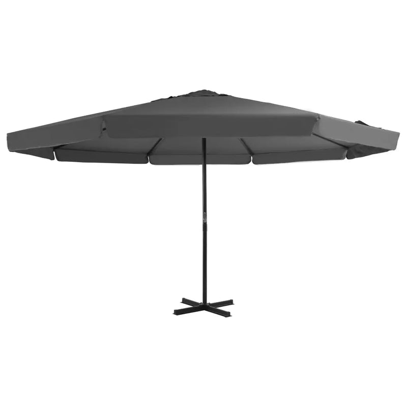 Outdoor Parasol with Aluminium Pole 500 cm Anthracite