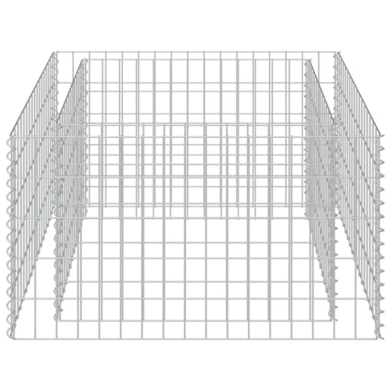 Gabion Raised Bed Galvanised Steel 90x90x50 cm