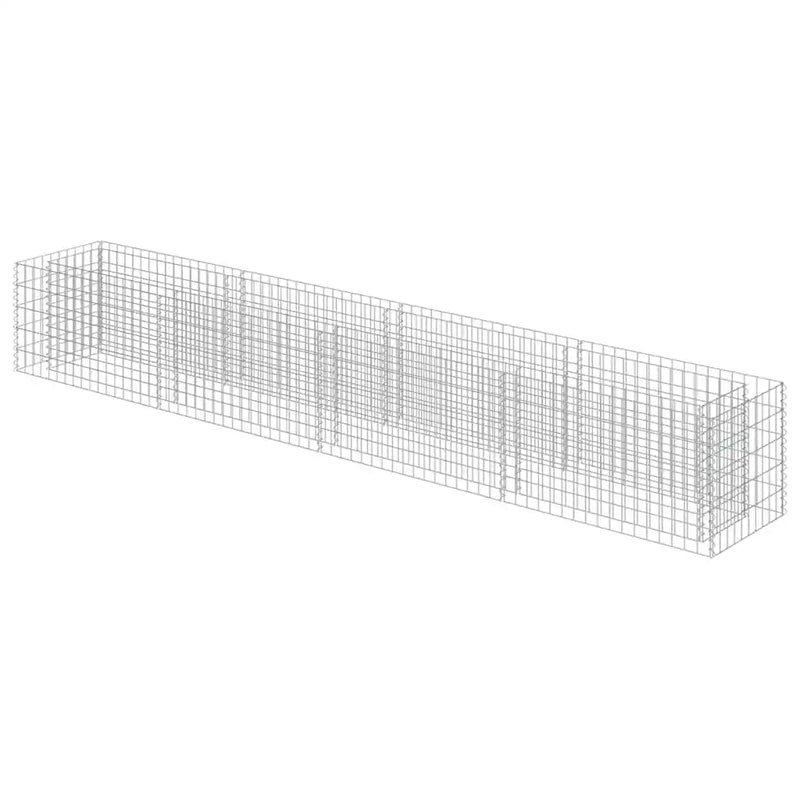 Gabion Raised Bed Galvanised Steel 360x50x50 cm