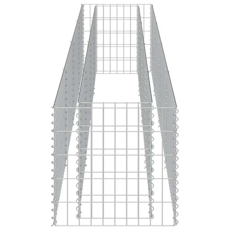 Gabion Raised Bed Galvanised Steel 360x50x50 cm