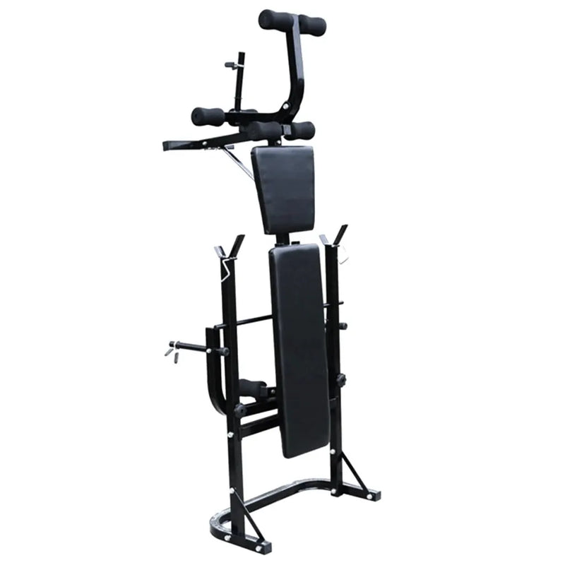 Weight Bench with Weight Rack&Barbell and Dumbbell Set 60.5kg