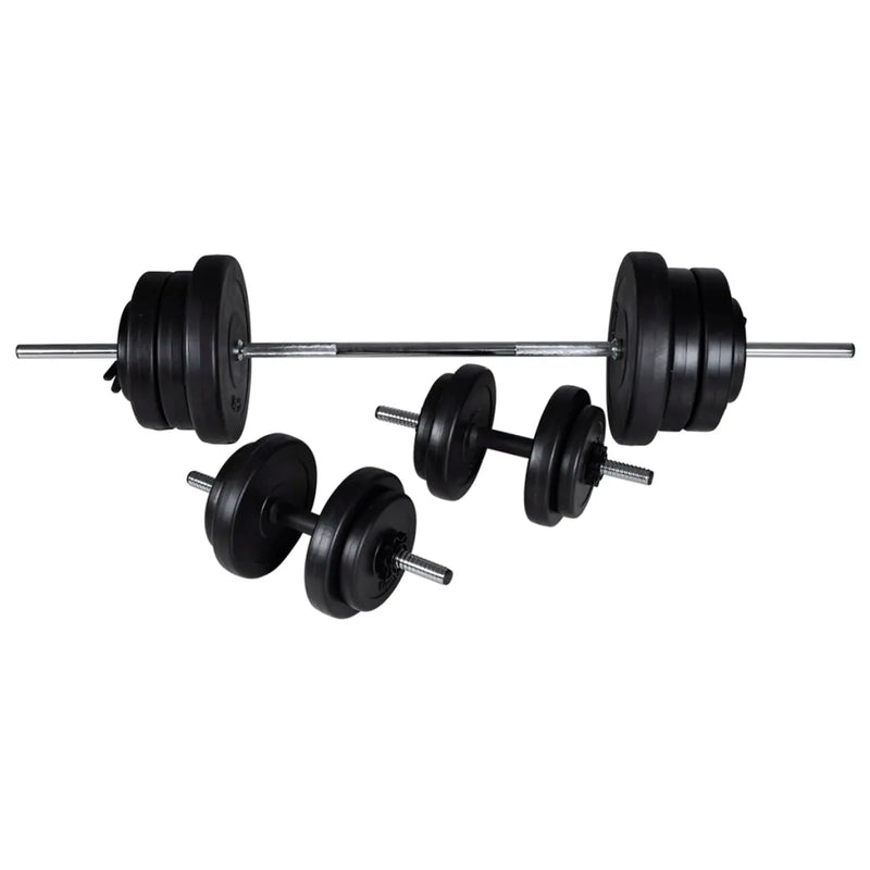 Weight Bench with Weight Rack&Barbell and Dumbbell Set 60.5kg