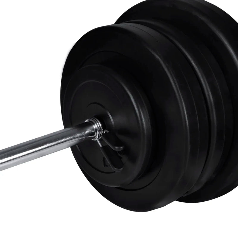 Weight Bench with Weight Rack&Barbell and Dumbbell Set 60.5kg