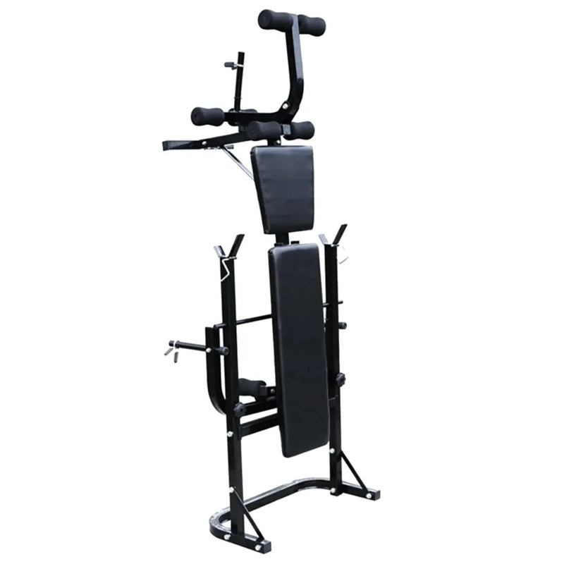 Weight Bench with Weight Rack&Barbell and Dumbbell Set 30.5kg
