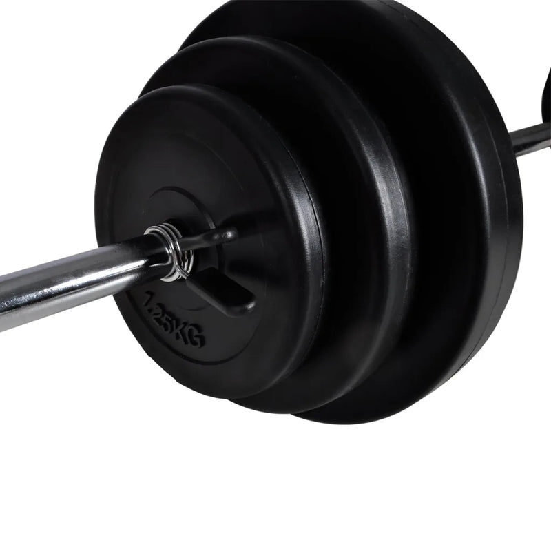 Weight Bench with Weight Rack&Barbell and Dumbbell Set 30.5kg