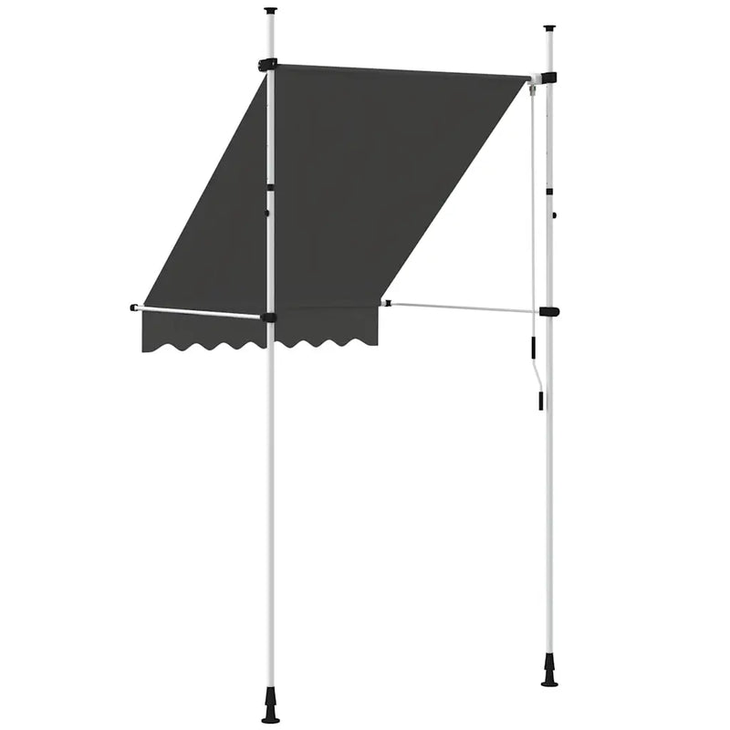 Manual Retractable Awning 150 cm Anthracite