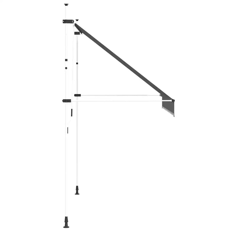 Manual Retractable Awning 250 cm Anthracite