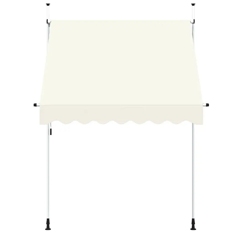 Manual Retractable Awning 200 cm Cream