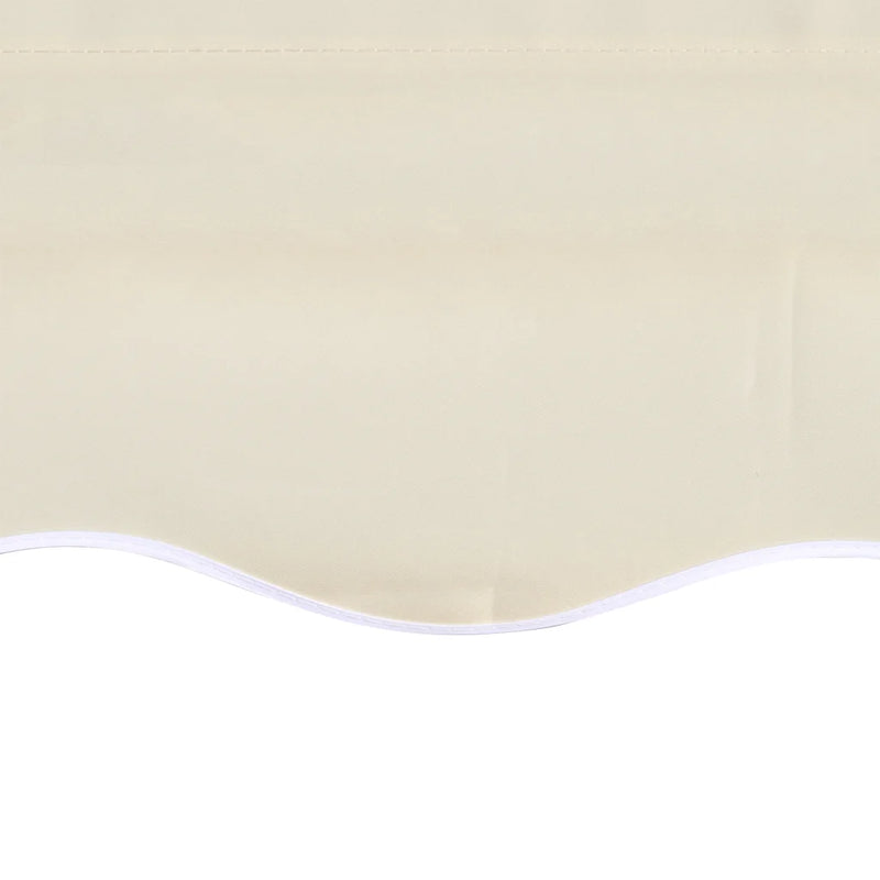 Awning Top Sunshade Canvas Cream 5x3 m