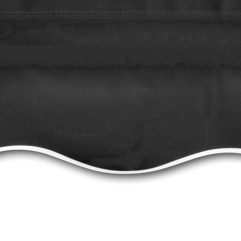 vidaXL Awning Top Sunshade Canvas Anthracite 300x250 cm
