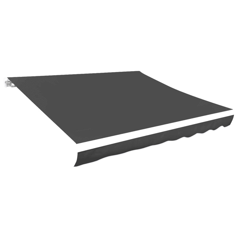 Awning Top Sunshade Canvas Anthracite 3.5x2.5 m