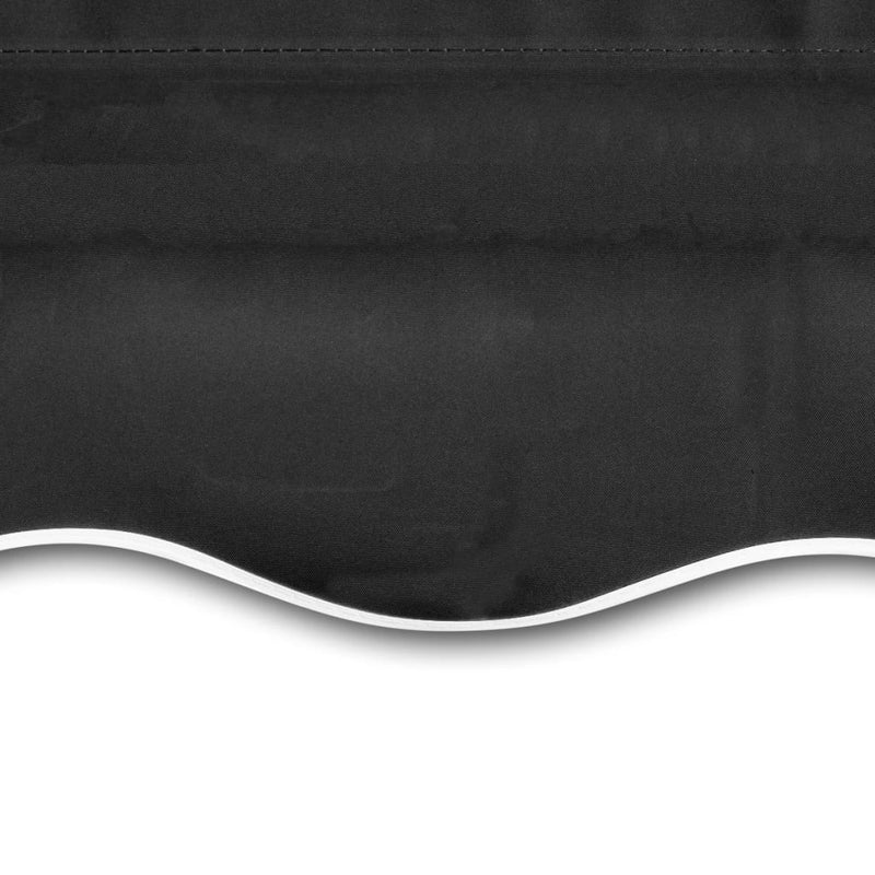vidaXL Awning Top Sunshade Canvas Anthracite 400x300 cm