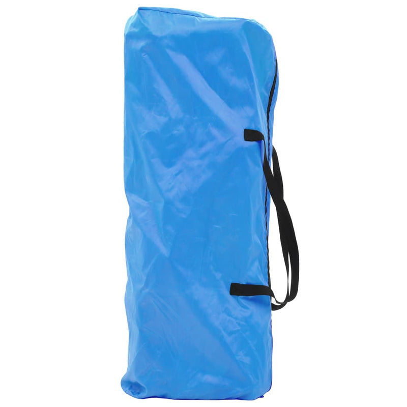 vidaXL Camping Table and Chair Set 3 Pieces Blue