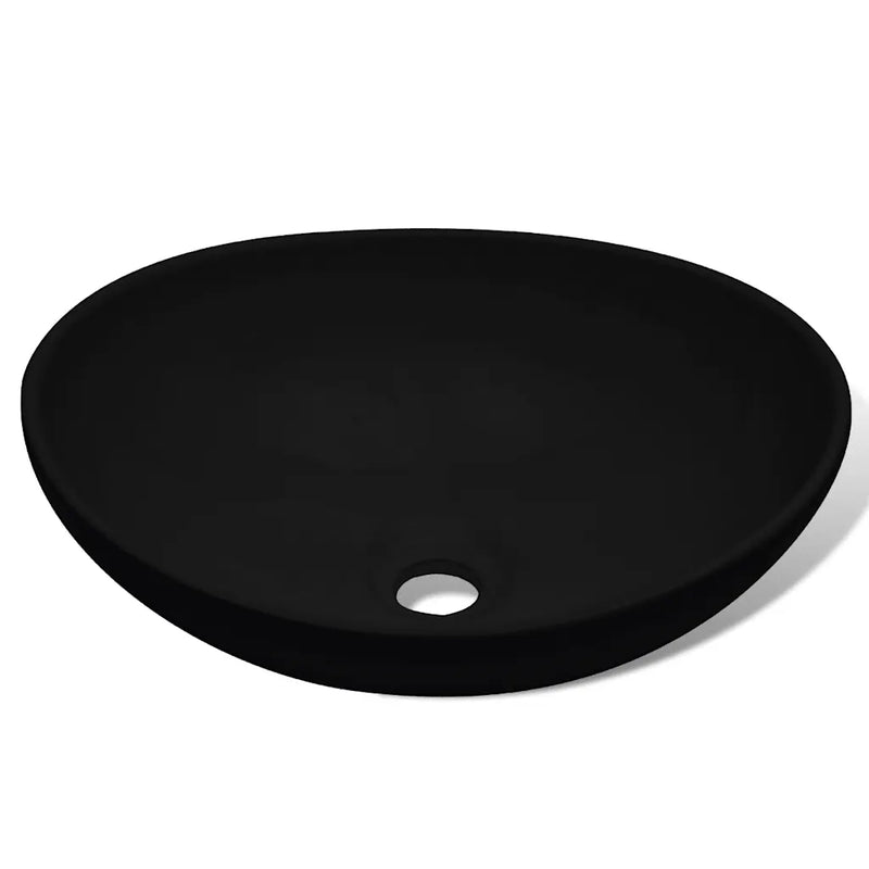 Ceramic Basin 40x33 cm Black