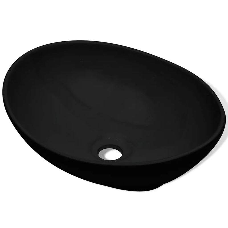 Ceramic Basin 40x33 cm Black